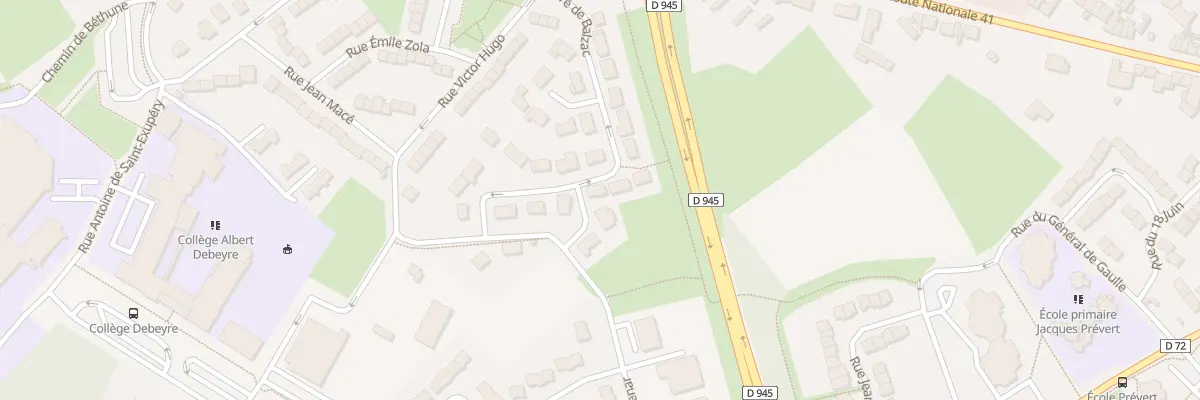 Plan du 17 Rue Marguerite Yourcenar à Beuvry