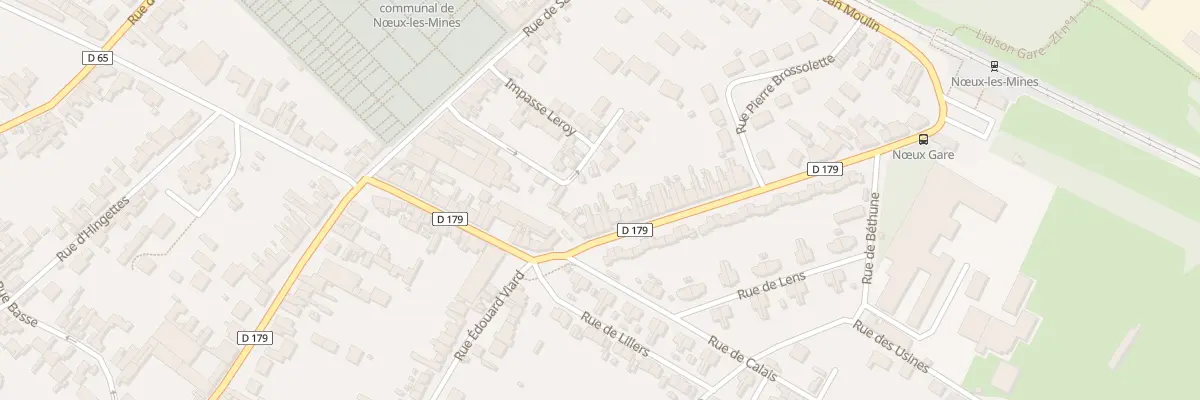 Plan du 43 Rue du Général Leclerc à Nœux-les-Mines