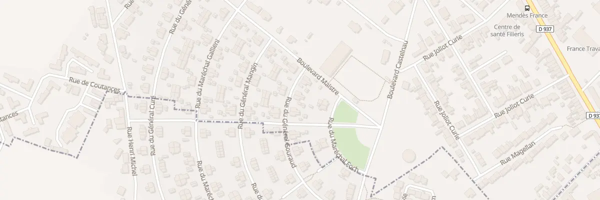Plan du 7 Rue Gouraud à Nœux-les-Mines