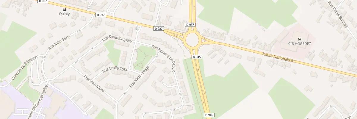 Plan du 1 Rue Marguerite Yourcenar à Beuvry
