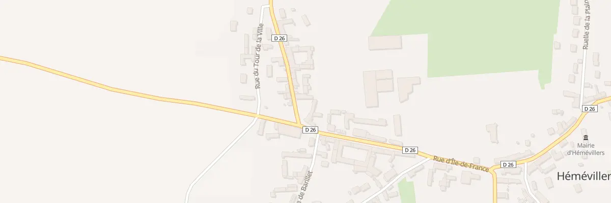 Plan du 6 Rue de la Terrière à Hémévillers