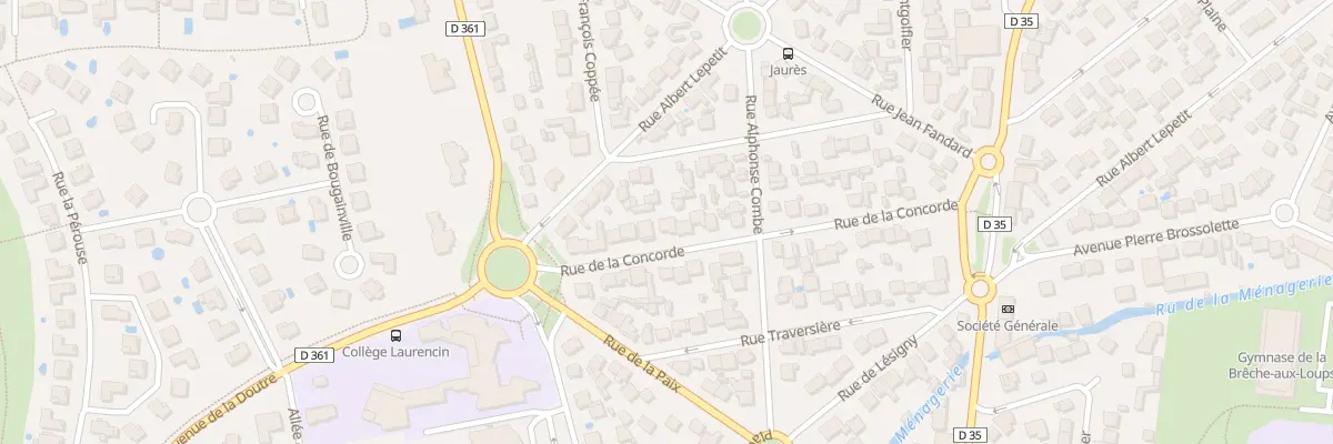 Plan du 22 Rue de la Concorde à Ozoir-la-Ferrière