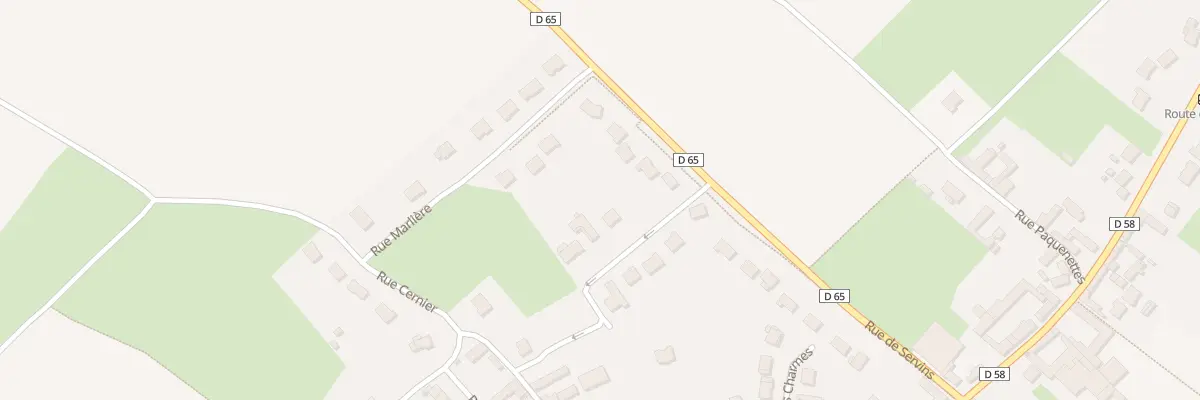 Plan du 1 Voie du Quesnet à Villers-au-Bois