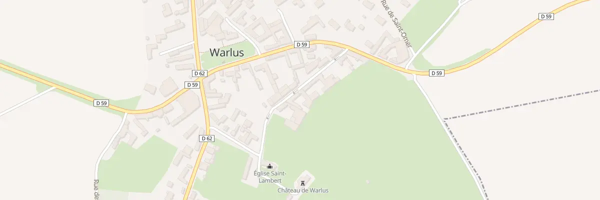 Plan du 8 Rue du Château à Warlus
