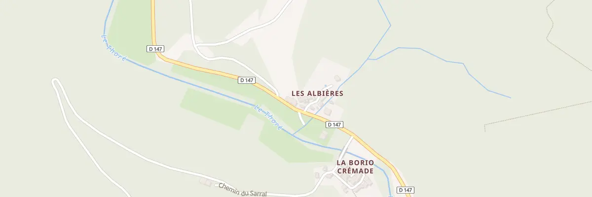 Plan du 5151 Les Albieres à Verreries-de-Moussans