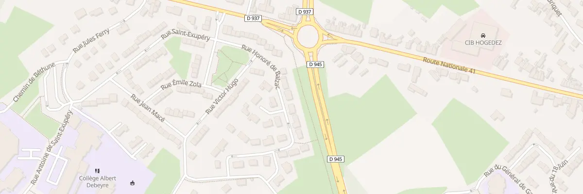 Plan du 5 Rue Marguerite Yourcenar à Beuvry
