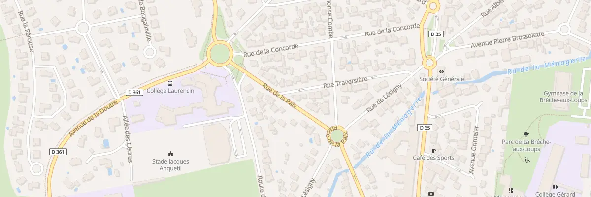 Plan du 5T Rue de la Paix à Ozoir-la-Ferrière