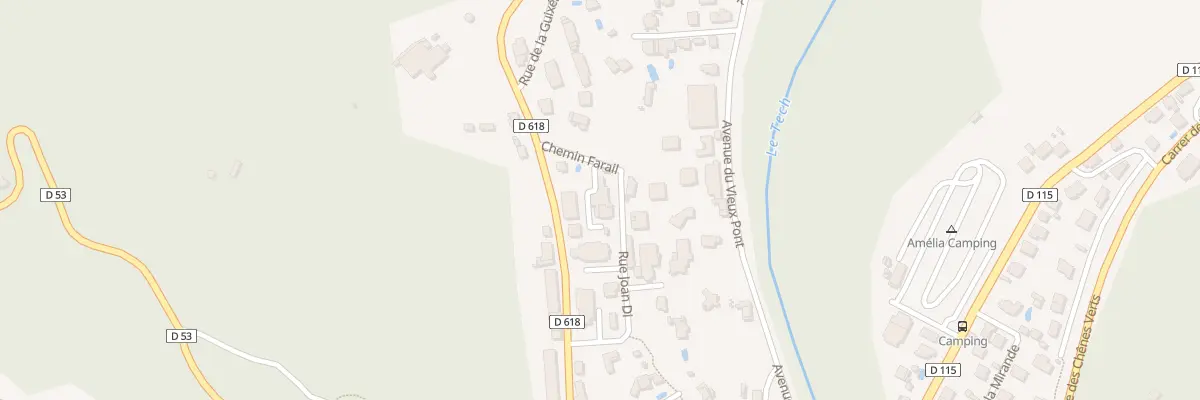 Plan du 32 Rte du Col du Fourtou à Amélie-les-Bains-Palalda
