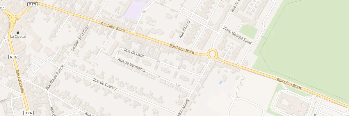 Plan du 90 Rue Léon Blum à Nœux-les-Mines