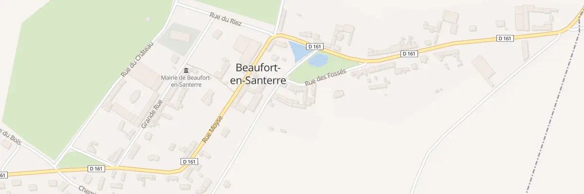 Plan du 7 Rue des Fosses à Beaufort-en-Santerre