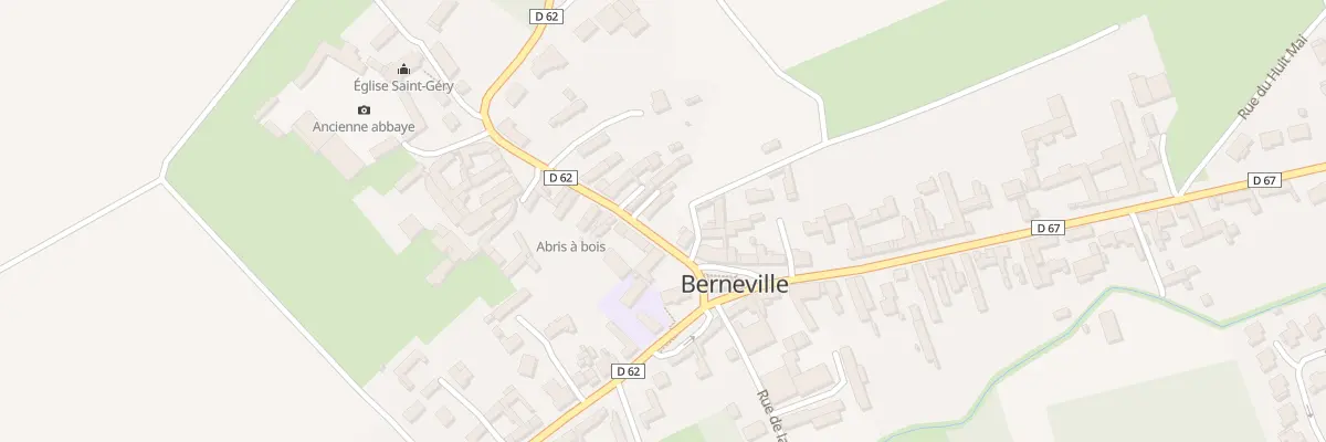 Plan du 2 Rue de l’Eglise à Berneville
