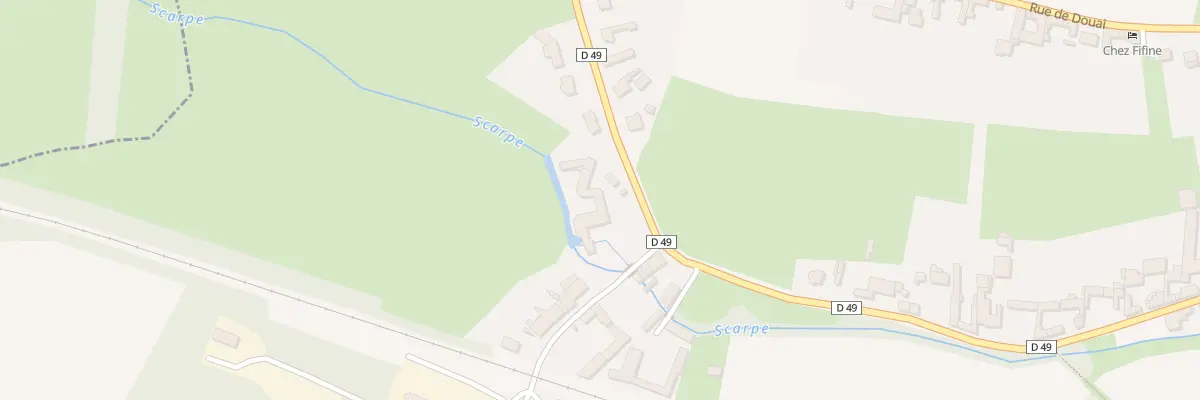 Plan du 43 Rue de la Gare à Mont-Saint-Éloi