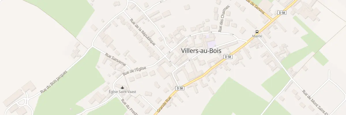 Plan du 7 Rue des Fours à Villers-au-Bois