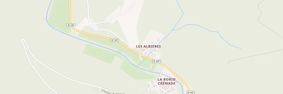 Plan du 1 Che du Pinsart à Verreries-de-Moussans