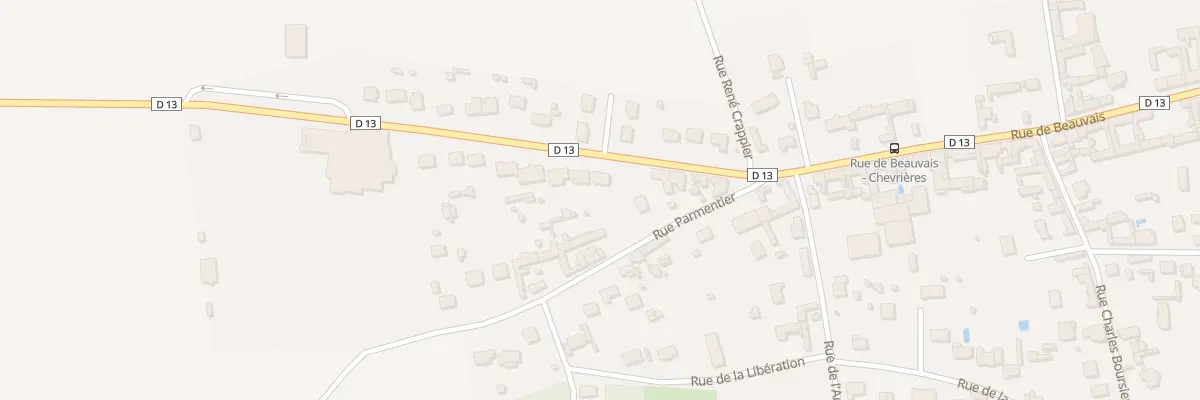 Plan du 835 Rue de Beauvais à Chevrières