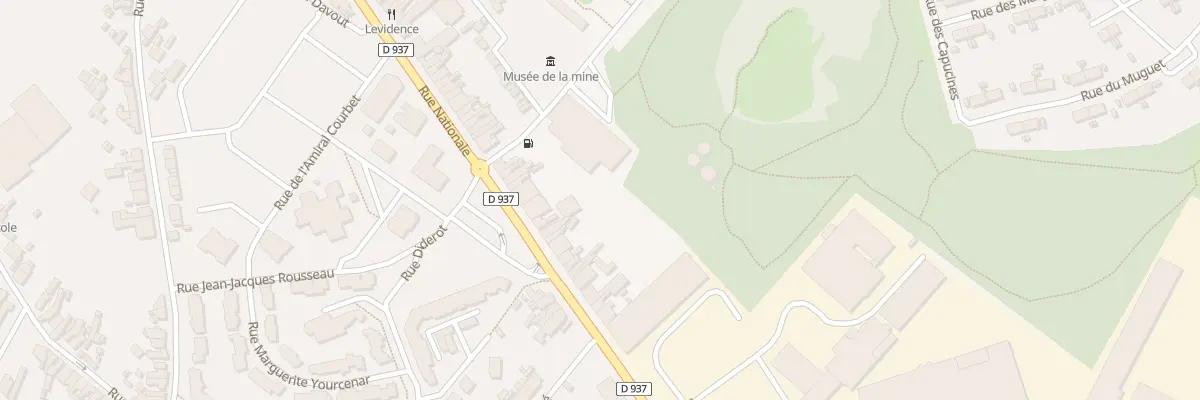 Plan du 383 Rue Nationale à Nœux-les-Mines