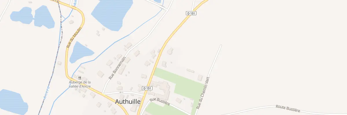 Plan du 6 Rue de Grandcourt à Authuille