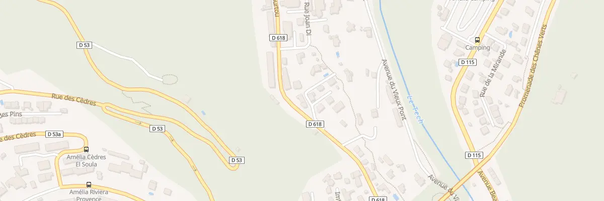 Plan du 20 Rte du Col du Fourtou à Amélie-les-Bains-Palalda