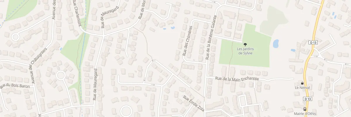 Plan du 7 Rue des Chimères à Othis