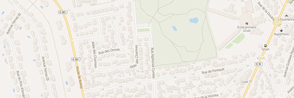 Plan du 79 Rue Alphonse Combe à Ozoir-la-Ferrière