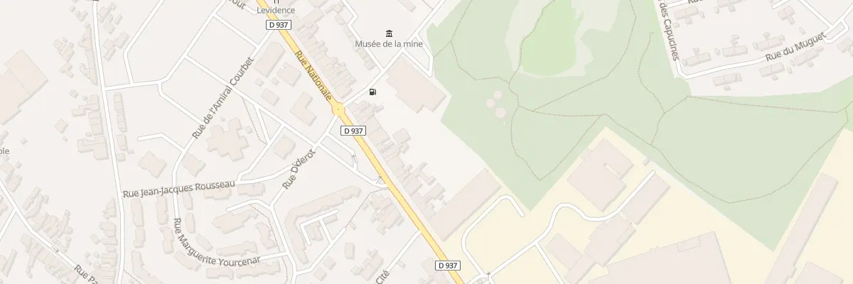 Plan du 385 Rue Nationale à Nœux-les-Mines