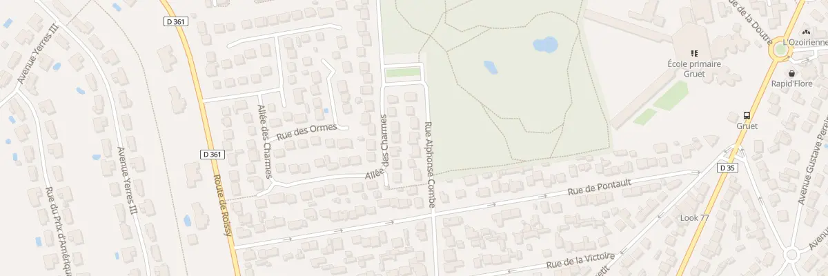 Plan du 77 Rue Alphonse Combe à Ozoir-la-Ferrière
