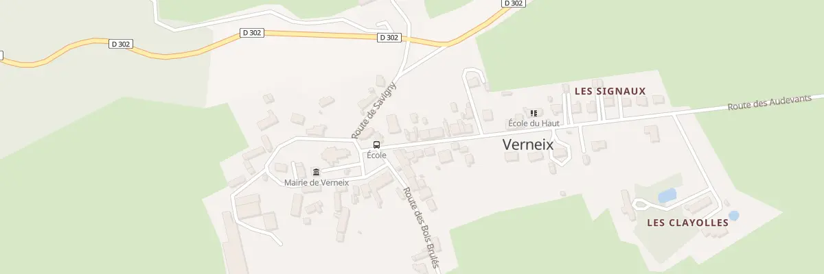 Plan du 1 Rue des Droits de l’Homme à Verneix