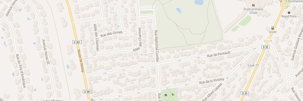 Plan du 71 Rue Alphonse Combe à Ozoir-la-Ferrière