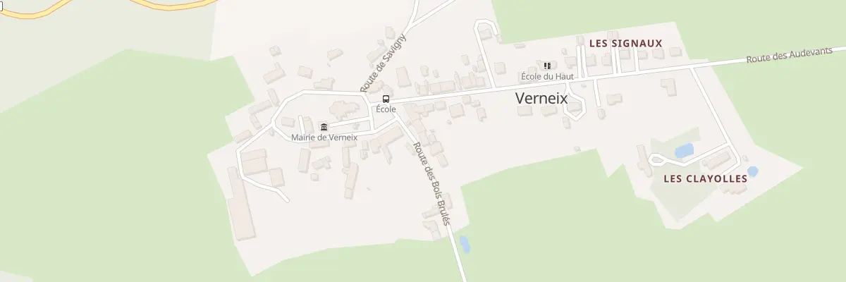 Plan du 3 Rte des Bois Brulés à Verneix