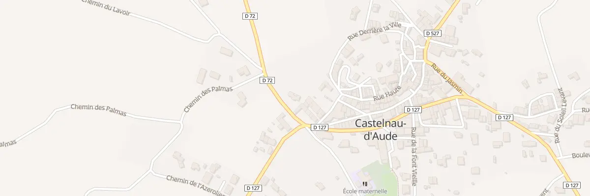 Plan du 1 Rue Derrière la Ville à Castelnau-d’Aude