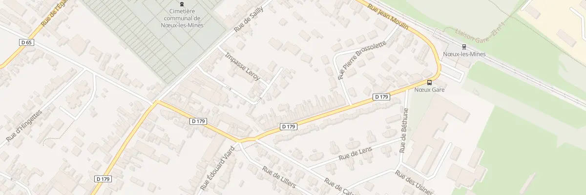Plan du 57 Rue du Général Leclerc à Nœux-les-Mines