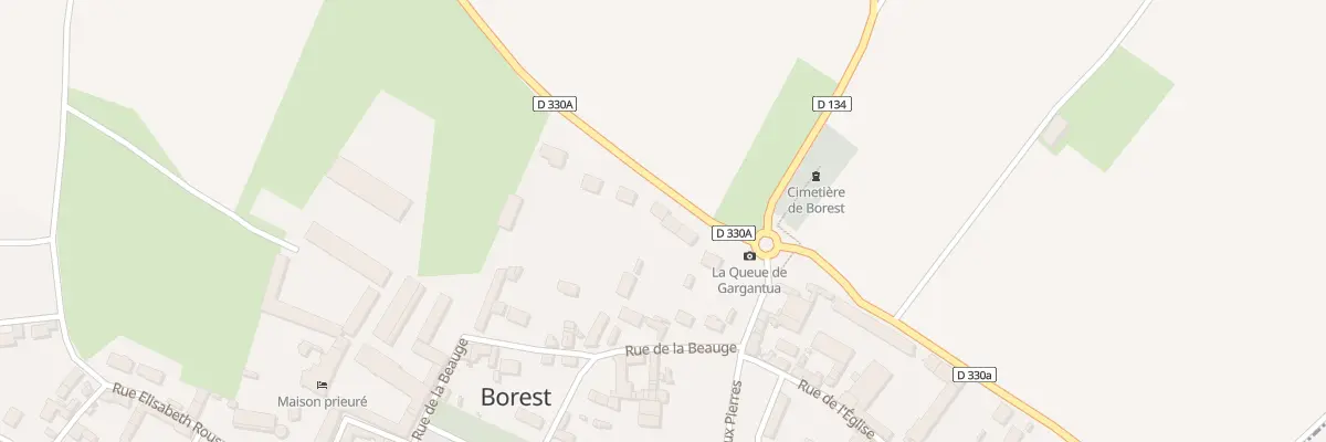 Plan du 13B Rte de Nanteuil à Borest