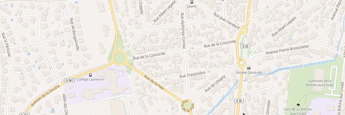 Plan du 11 Rue de la Concorde à Ozoir-la-Ferrière