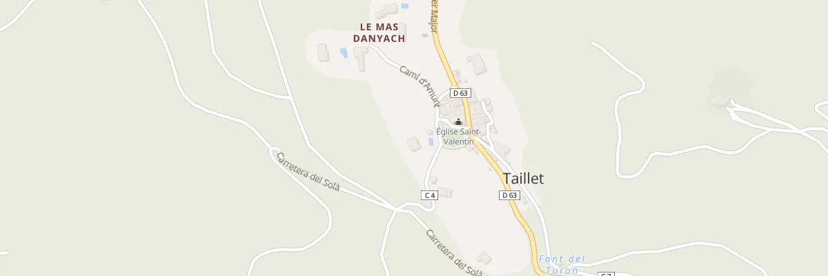 Plan du 5002F Le Mas Danyach à Taillet