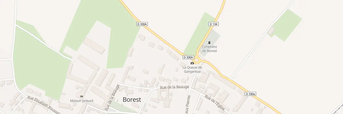 Plan du 13 Rte de Nanteuil à Borest
