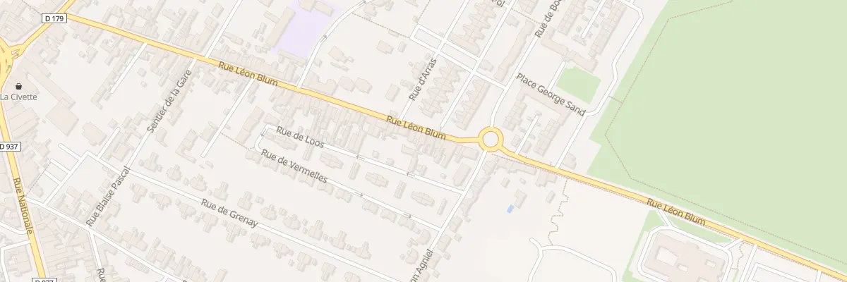 Plan du 98 Rue Léon Blum à Nœux-les-Mines