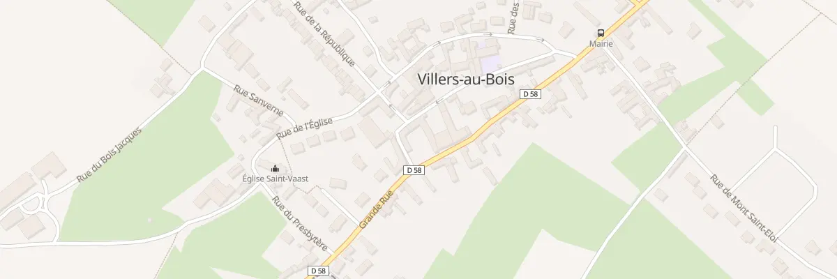 Plan du 1 Rue des Fours à Villers-au-Bois