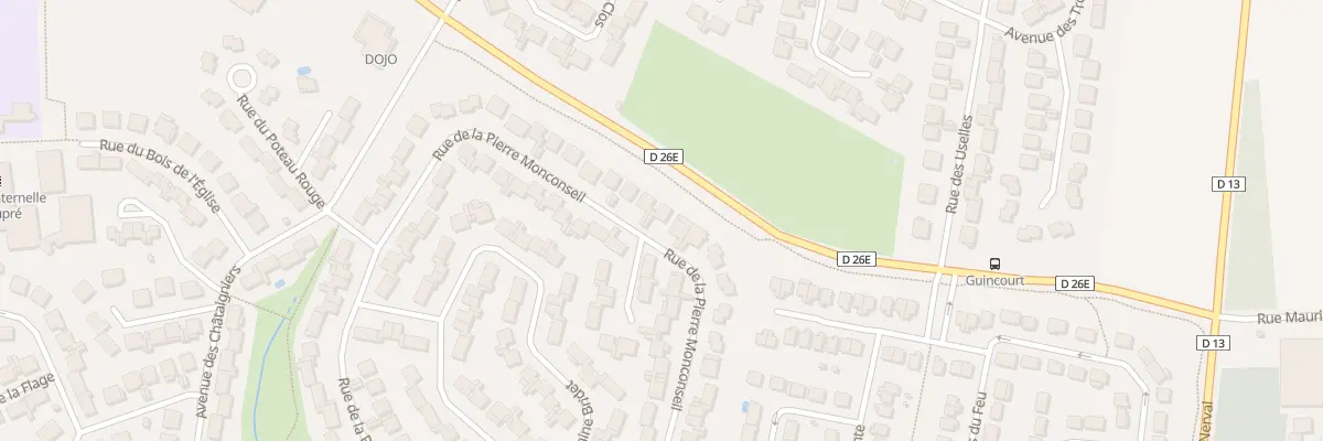 Plan du 86 Rue de la Pierre Mon Conseil à Othis