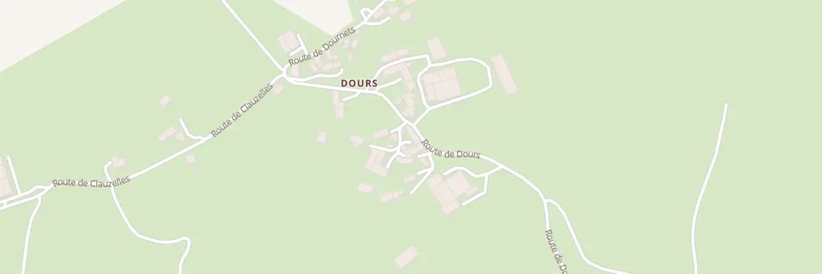 Plan du 5179 Dours à Arvieu