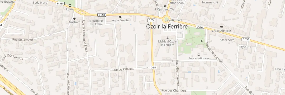 Plan du 2 Rue Palaisot à Ozoir-la-Ferrière