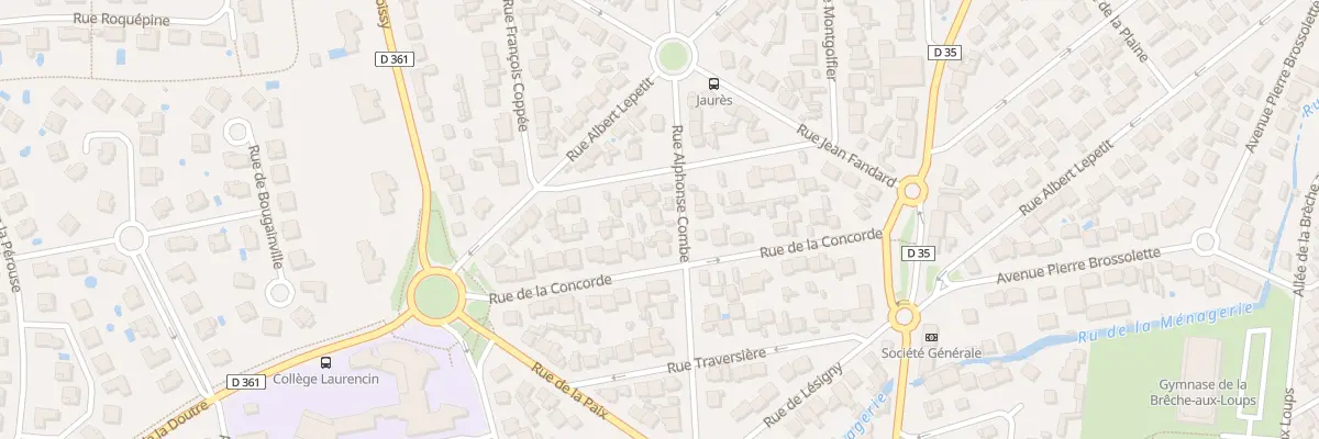 Plan du 35B Rue Alphonse Combe à Ozoir-la-Ferrière