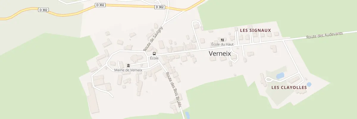 Plan du 6 Rue des Droits de l’Homme à Verneix