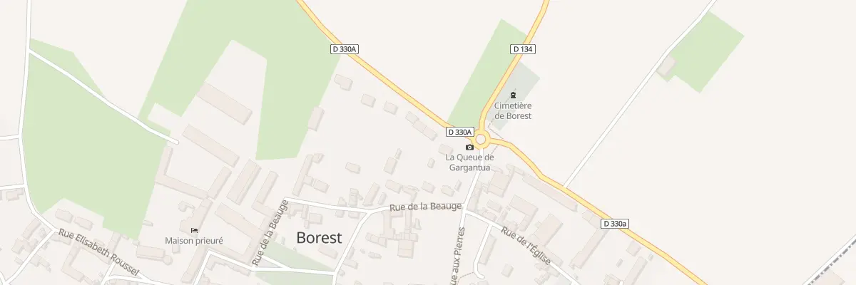 Plan du 11 Rte de Nanteuil à Borest