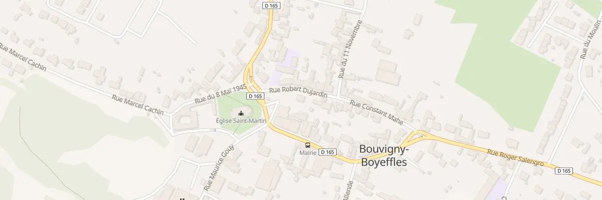 Plan du 2 Rue Robert Dujardin à Bouvigny-Boyeffles