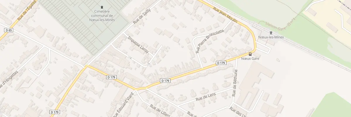 Plan du 65 Rue du Général Leclerc à Nœux-les-Mines