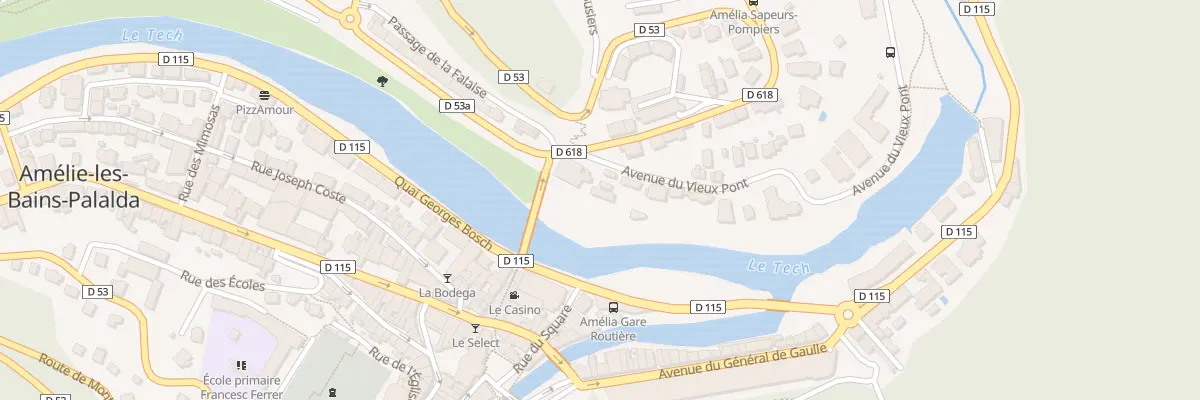 Plan du 4 Av du Vieux Pont à Amélie-les-Bains-Palalda