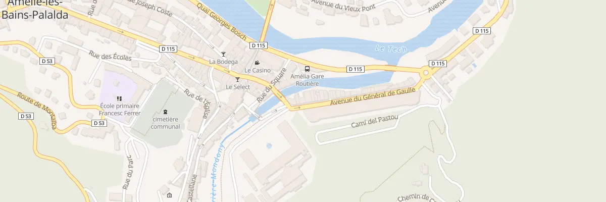 Plan du 5 Av du Gen de Gaulle à Amélie-les-Bains-Palalda