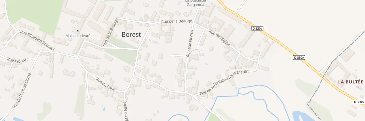 Plan du 8 Rue aux Pierres à Borest