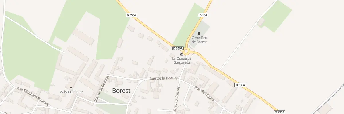 Plan du 9 Rte de Nanteuil à Borest