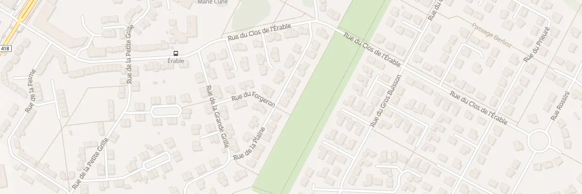 Plan du 22 Rue de la Plaine à Saint-Thibault-des-Vignes